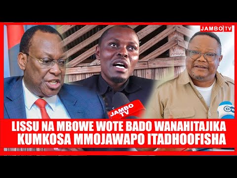 MWANASHERIA AINGILIA KATI MNYUKANO LISSU NA MBOWE, ATOA UFAFANUZI MUUNGANO WA VYAMA PINZANI