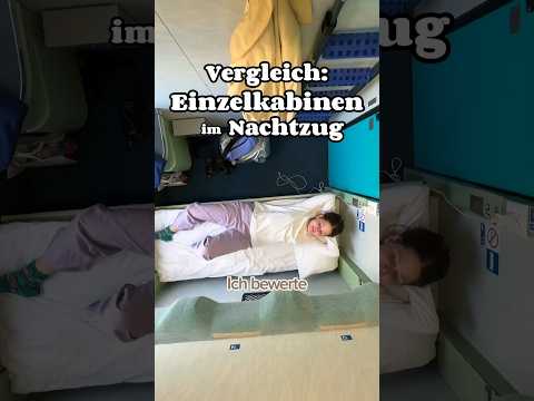 Einzelkabinen im Nachtzug bewerten?!😳 #berlin #reisen