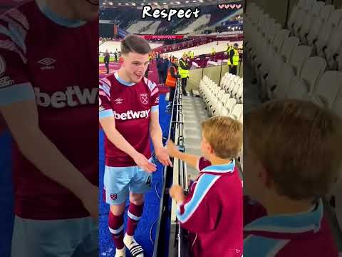 When players respond to young fans #soccer #fans #player #fyp