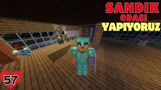 EVİME SANDIK ODASI YAPIYORUM MİNECRAFT SURVİVAL