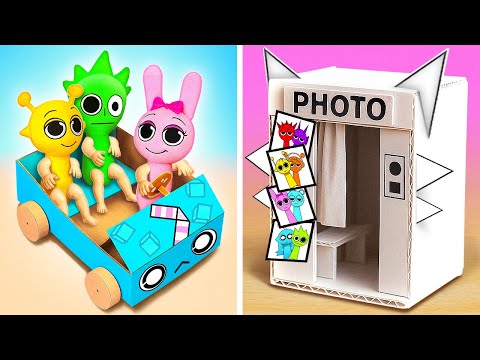 Cardboard SPRUNKI Car 🚗 *New Cardboard Sprunki Crafts You Should Try*