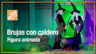 Brujas con caldero | Figura animada | Halloween