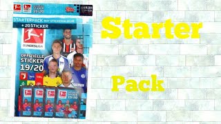 Bundesliga sticker starter pack +10 sticker Tüten (2019/2020)