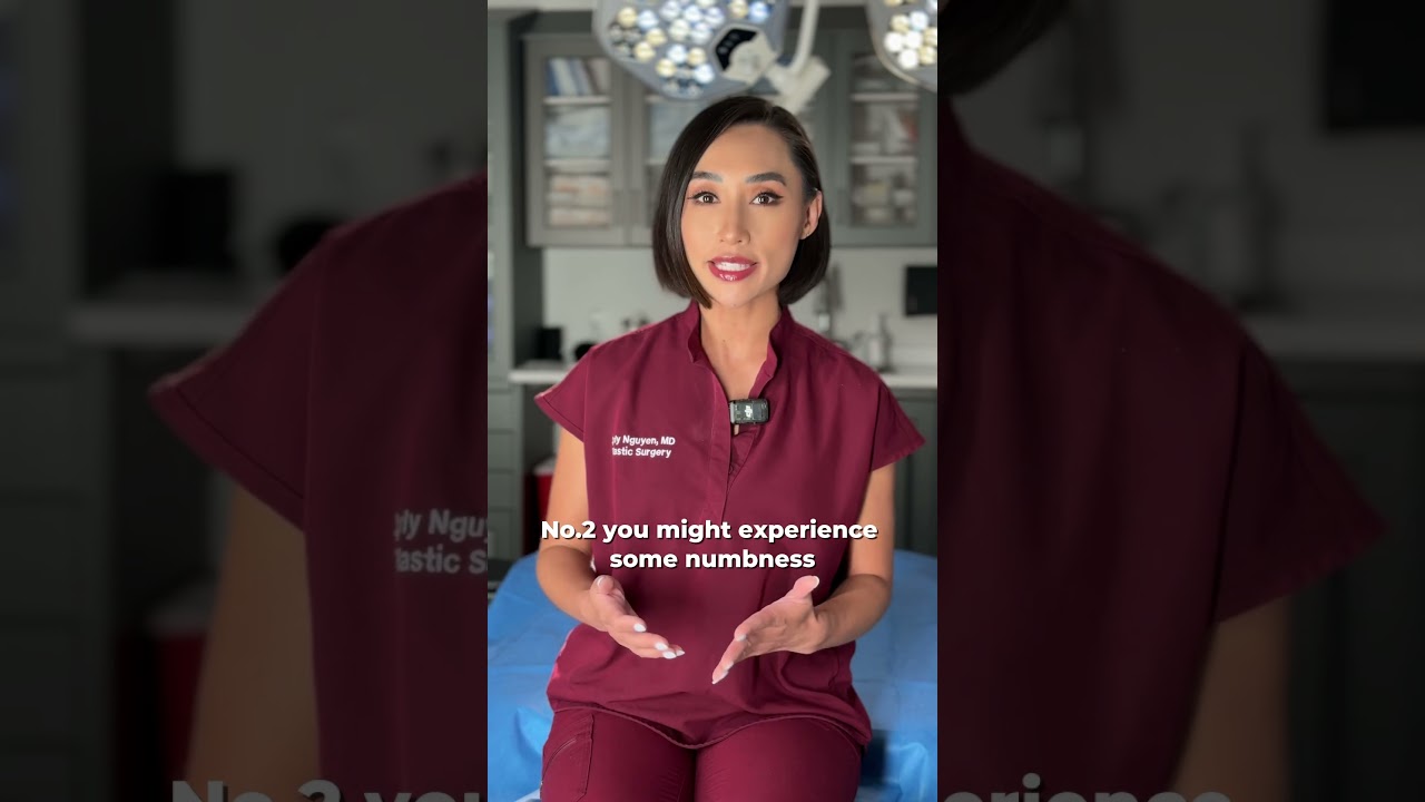 Doctor discussing potential numbness after surgery.
