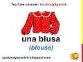 Clothing Vocabulary in Spanish