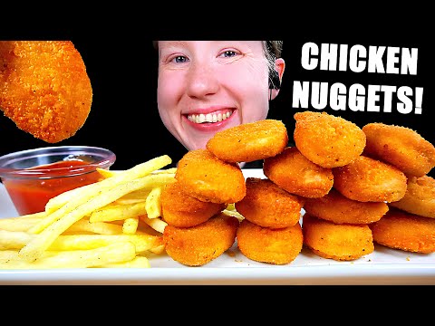 ASMR CHICKEN NUGGETS MUKBANG EATING SOUNDS