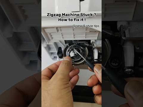 Zigzag Machine Stuck ? Issue Resolved ! #silaimachine #sewingmachine #zigzagmachine #repair