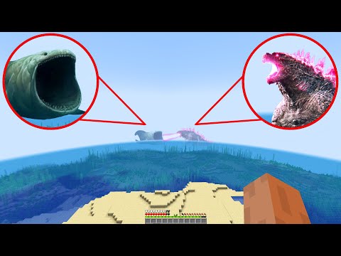 The Bloop vs Godzilla in Minecraft