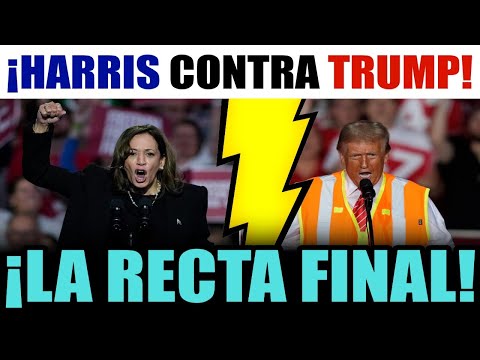 ÚLTIMA HORA de EEUU, Kamala HARRIS y Donald TRUMP ¡RECTA FINAL! para el Martes de elecciones