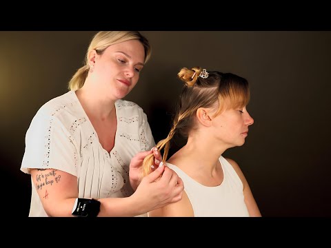 ASMR Perfectionist Hair Play, Styling And Fixing
