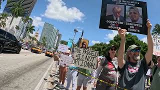 No Kings Protest Miami 04-12-25
