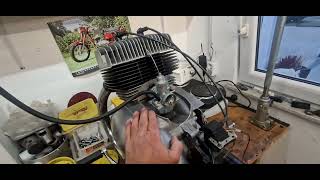 JAWA 350 Typ 360 kompletter Motor Neubau mit JAWA 634 Neuteilen