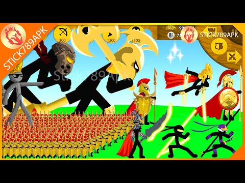 EPIC DUEL! GOLDEN GRIFFON, PRINCE ADICAI, SHADE VS FINAL BOSS | Stick War Legacy Mod | Stick789Apk