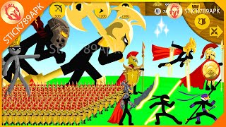 EPIC DUEL! GOLDEN GRIFFON, PRINCE ADICAI, SHADE VS FINAL BOSS | Stick War Legacy Mod | Stick789Apk