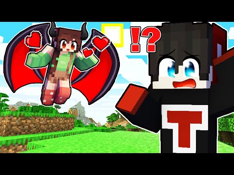 CRAZY DRAGON GIRL Has a Crush On Me In Minecraft! ( Tagalog ) ( Tagalog )