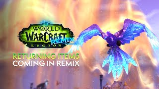 Legion Remix: Previously Removed Items Returning