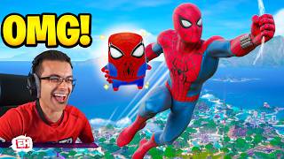 NickEh30 reacts to Spiderman in Fortnite!