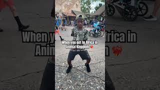 Feeling it in Animal Kingdom’s Africa 🔥
