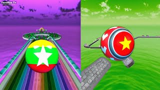 ⭕⚽Rolling Ball Sky Adventure Vs Video Reversed Gameplay Level 57