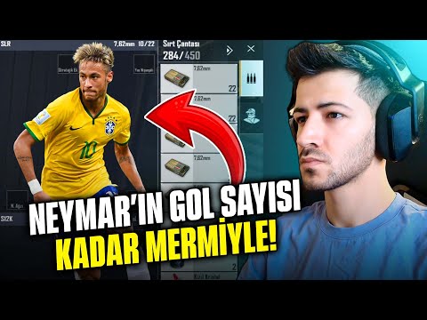 NEYMAR'IN GOL SAYISI KADAR MERMİYLE WIN ALABİLİR MİYİM? MERMİ SERİSİ 4.BÖLÜM / PUBG MOBILE