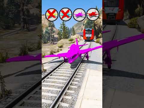 TRAIN CHALLENGE BRAINROT COLORFULL BOMBARDIRO CROCODILO IN GTA 5