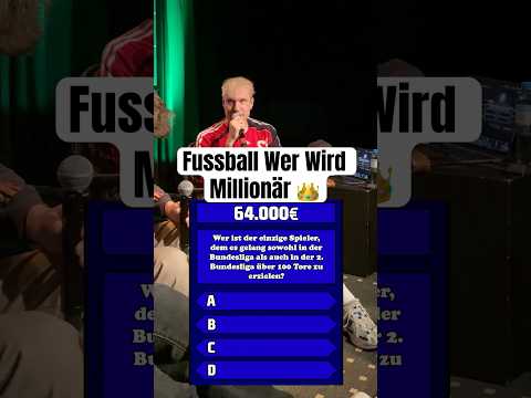 Fußball Wer Wird Millionär 64.000€ Frage 🥵 #quiz #fussball #podcast #pfostenrettet