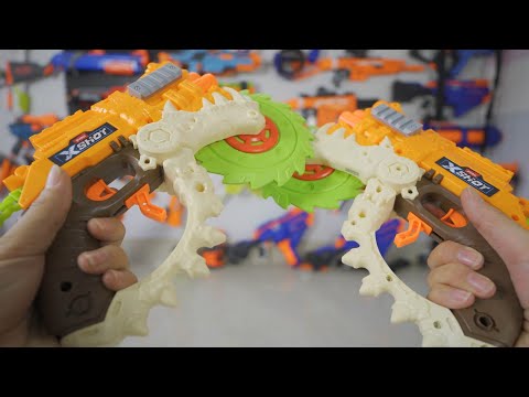 DINOSAUR GATLING GUN - SHOTGUN - PISTOL SAW GUN