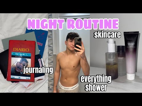 NIGHT ROUTINE 😴💤 (skincare,everything shower, journaling)