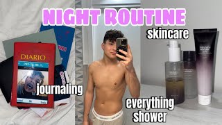 NIGHT ROUTINE 😴💤 (skincare,everything shower, journaling)