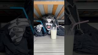 Monster shared the milk with friend 😂 #shorts