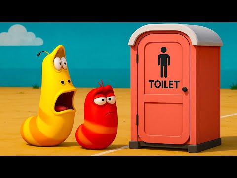 LARVA TOILET - THE BEST OF CARTOON | YELLOW & RED