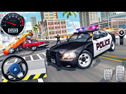 Police Car Chase Simulator 3D - Real Cop Cars Driving Multi-Storey - Android GamePlay