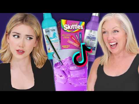 We Tried VIRAL Water Flavors from Tiktok *skittles water?!*