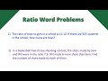Ratios and Problem Solving
