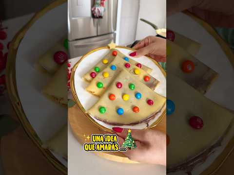 Unos deliciosos crepes rellenos de chocolate que tu familia amara… #ideas #tips #recetas #navidad