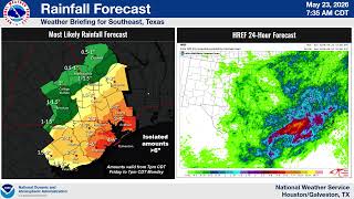 NWS Update: Heavy Rainfall and Flood Potential through Memorial Day Weekend