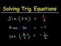 Solving Trigonometric Equations with Multiple Angles