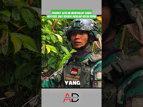 prajurit TNI ini seketika mundur saat mendengan suara mencurigakan #shorts #tni #viralvideo #prabowo