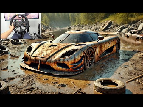 Rebuilding 1600HP Koenigsegg Jesko | Forza Horizon 5 | Moza Steering Wheel