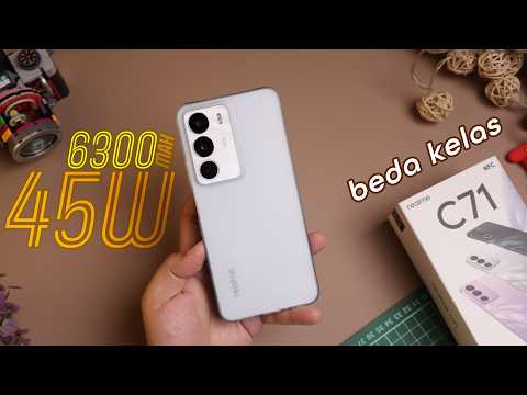 6300mAh = 24 JAM Ga Habis 50%!! Menjajal realme C71 NFC yang Tetap Tipis & Elegan