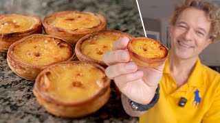 Самый вкусеый десерт Португалии - Паштел де Ната | Pastel de Nata + бездрожжевое слоёное тесто