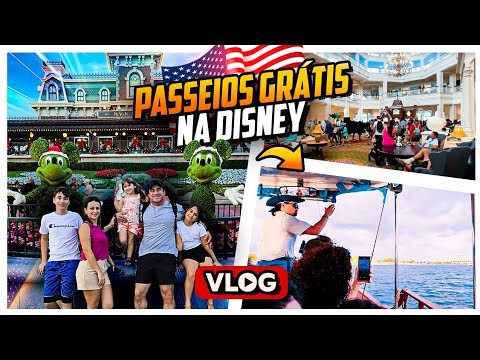 PASSEIO GRÁTIS nos HOTEIS DA DISNEY 😮 Com DIREITO A BARCO e TUDO