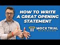 Mastering Opening Statements in Mock Trials