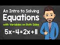 Solving Multi-Step Equations with Variables on Both Sides