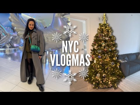 NYC VLOGMAS! The Tree, an Unfortunate Incident & Sample Sale Score...