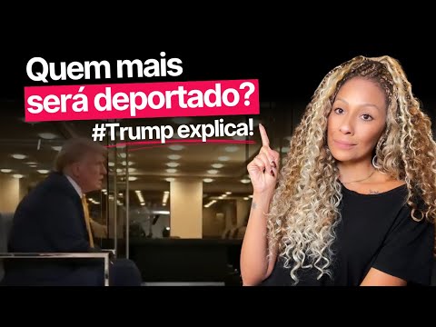 A GRANDE DEPORTAÇÃO DE TRUMP CONTINUA RENDENDO E ELE EXPLICA O QUE ELE PRETENDE FAZER!