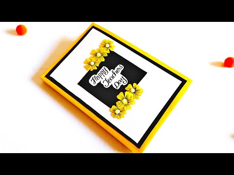 DIY Happy Teachers Day Card | Handmade Card For Teacher’s Day | Greeting Card for Teacher | Tutorial