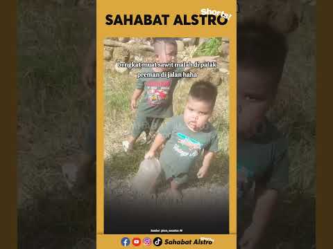 3 bocah setempat minta uang ke sopir sawit, bukannya marah sopirnya malah ketawa lihat mereka