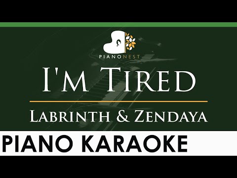 Labrinth & Zendaya – I’m Tired – LOWER Key (Piano Karaoke Instrumental)