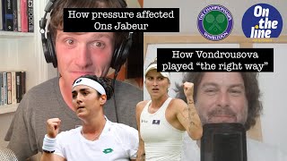 Ons Jabeur v Marketa Vondrousova Wimbledon Final Analysis | The On The Line Tennis Podcast #101